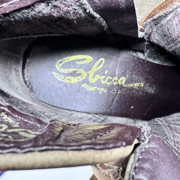 Sbicca Vintage Collection Suede Fringed Platform Wedge Booties Boots - Picture 10 of 12